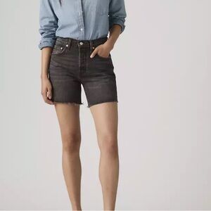 Denim Forum Aritiza The Yoko mid thigh shorts
